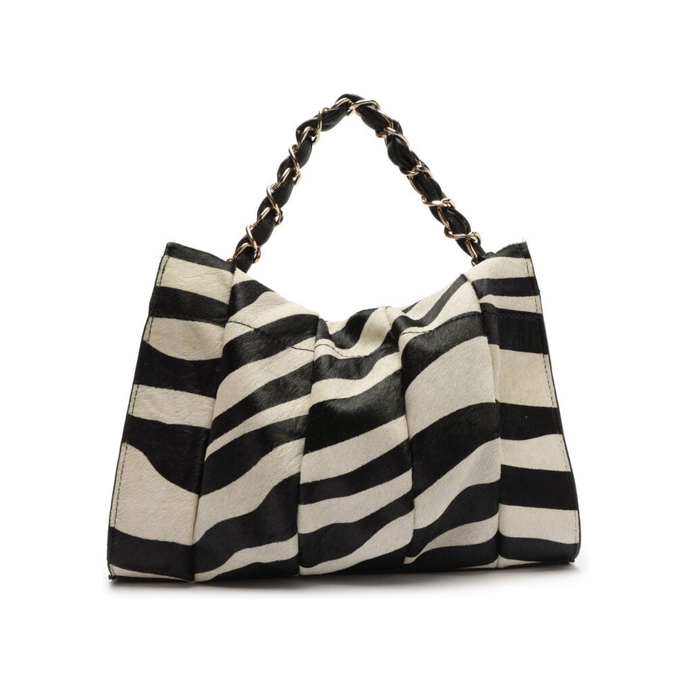 Bolsa Tote Animal Print Zebra Milano Grande A50018 Arezzo Meia Sola