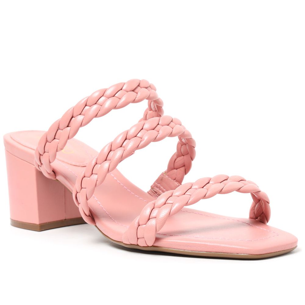 sandalia arezzo trançada