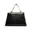 bolsa-arezzo-satchel-preta-couro-grande-bag-charm-no-a5001-3