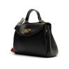 bolsa-arezzo-satchel-preta-couro-pequena-bag-charm-no-a50018-3