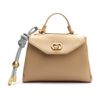 bolsa-arezzo-satchel-bege-couro-pequena-bag-charm-no-a50018-1