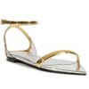 sandalia-schutz-skye-flat-couro-dourada-2