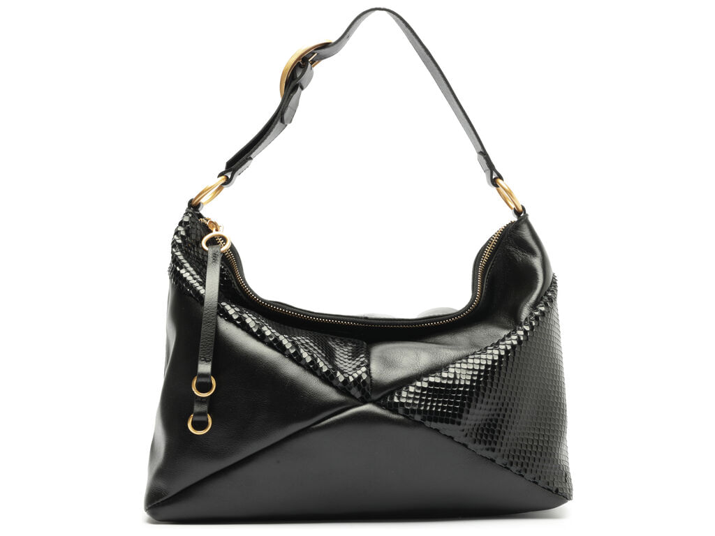 bolsa-arezzo-hobo-preta-media-snake-leather-1