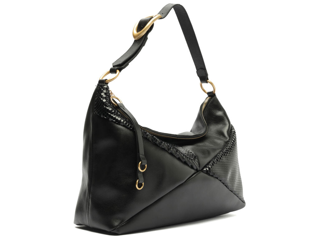 bolsa-arezzo-hobo-preta-media-snake-leather-2