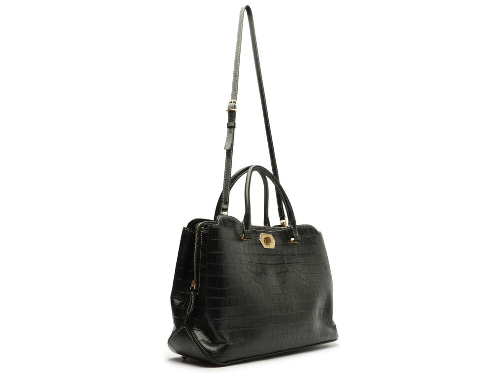 bolsa-arezzo-shopping-croco-aged-preta-2