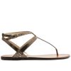 sandalia-arezzo-rasteira-dourada-craquele-slim-cross-1