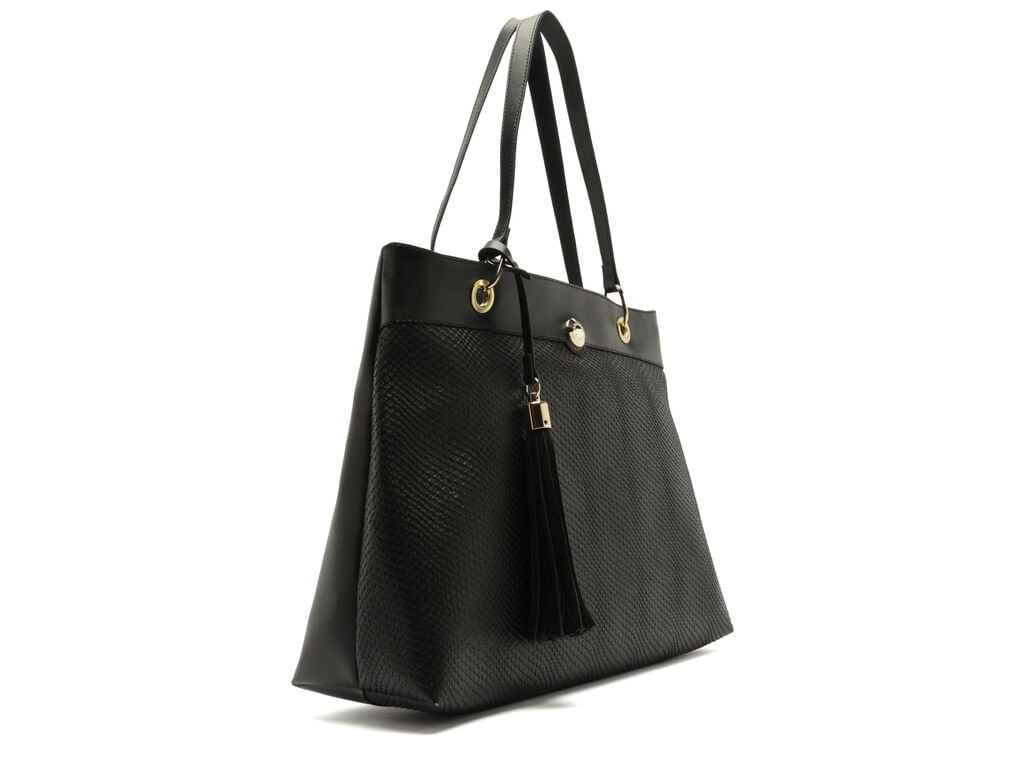 bolsa-arezzo-shopping-preta-eco-snake-2