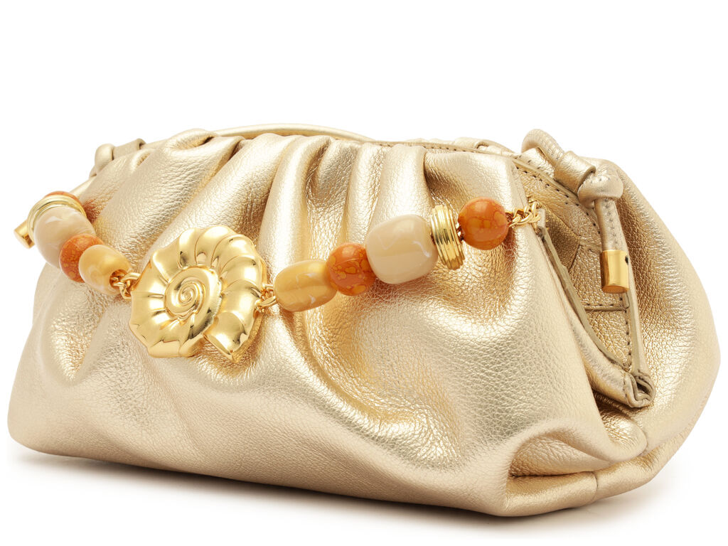 bolsa-arezzo-clutch-dourada-couro-media-pedrarias-concha-2