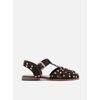 sandalia-arezzo-marrom-suede-rebites-fisherman-1