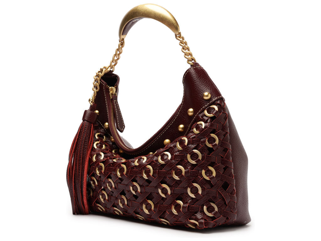 bolsa-arezzo-tiracolo-vermelha-couro-tresse-metais-pequena-2