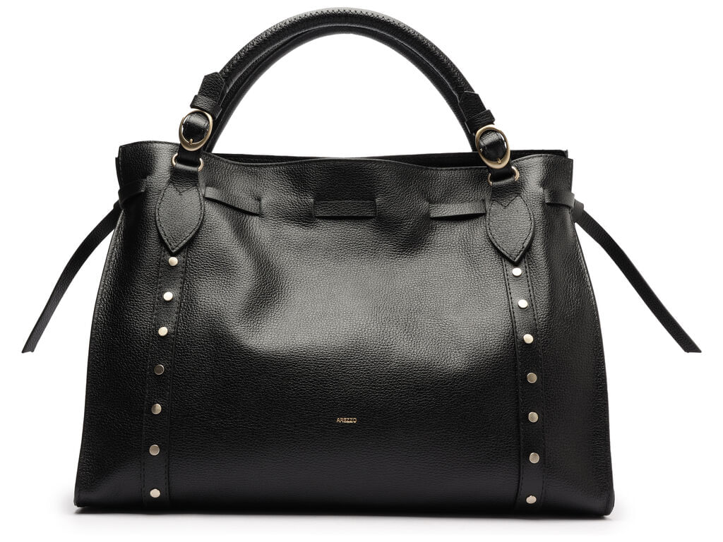 bolsa-arezzo-tote-preta-couro-grande-rebites-1