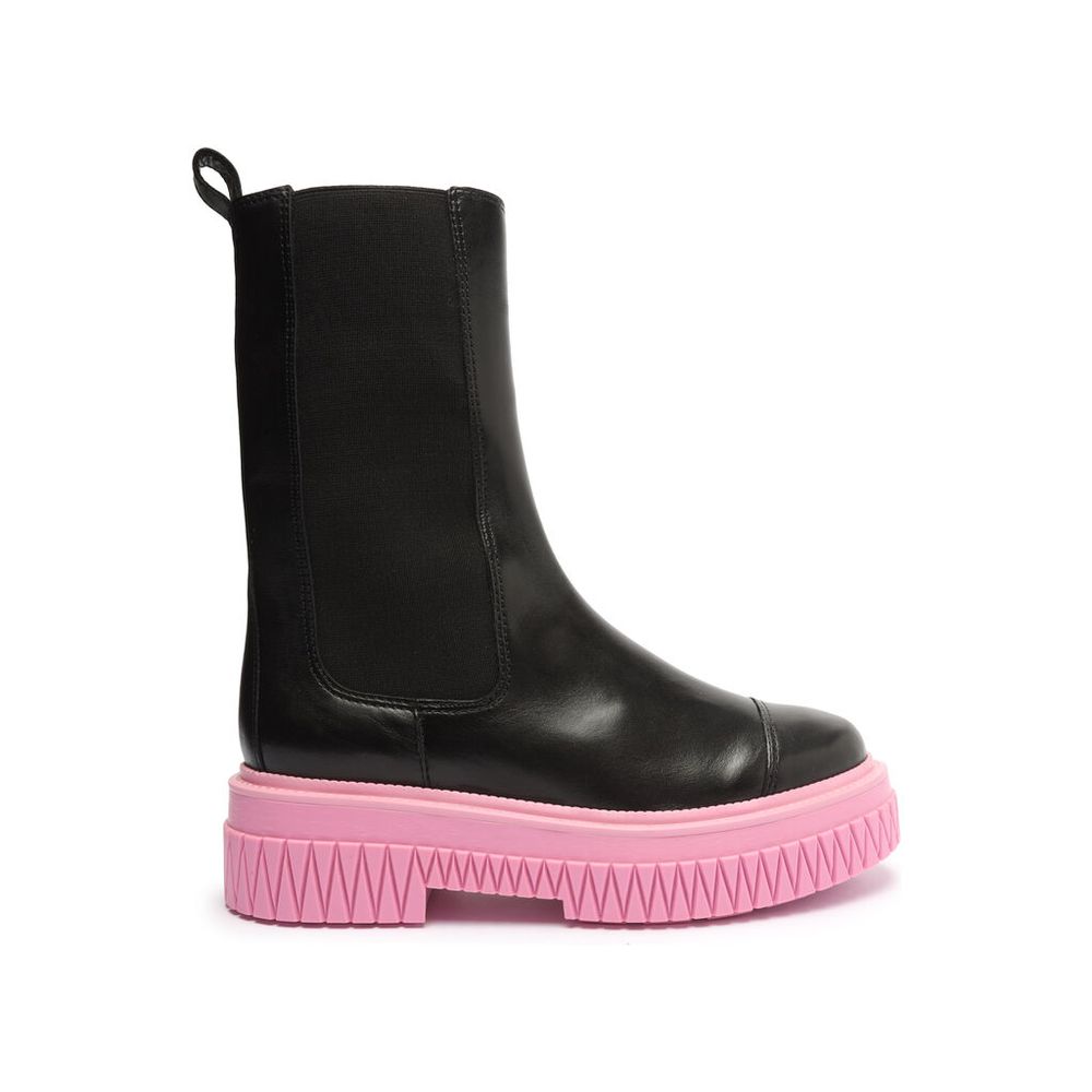 bota-schutz-couro-preto-solado-rosa-1 bota-schutz-couro-preto-solado-rosa-1