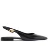 sapatilha-arezzo-slingback-preta-couro-metal-bico-fino-1