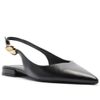 sapatilha-arezzo-slingback-preta-couro-metal-bico-fino-2
