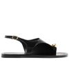 sandalia-arezzo-rasteira-preta-couro-semi-coberta-metal-bold-1