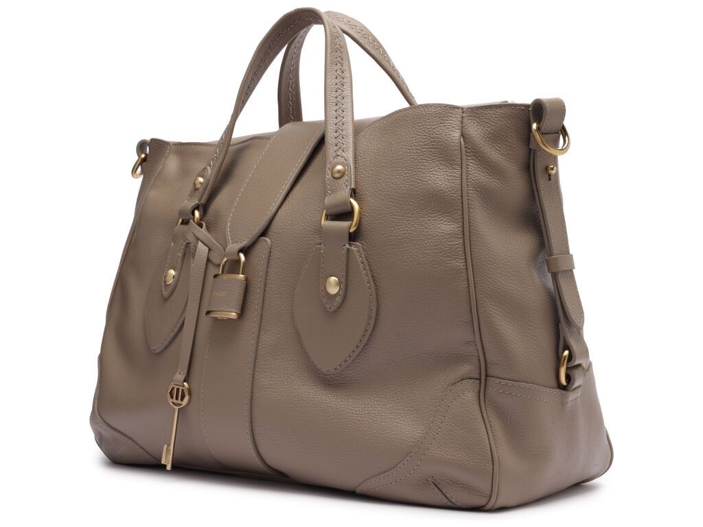 bolsa-arezzo-tote-cinza-couro-media-cadeado-2