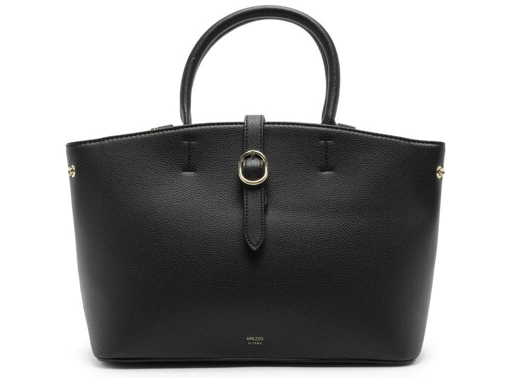 bolsa-arezzo-shopping-preta-grande-texturizada-1
