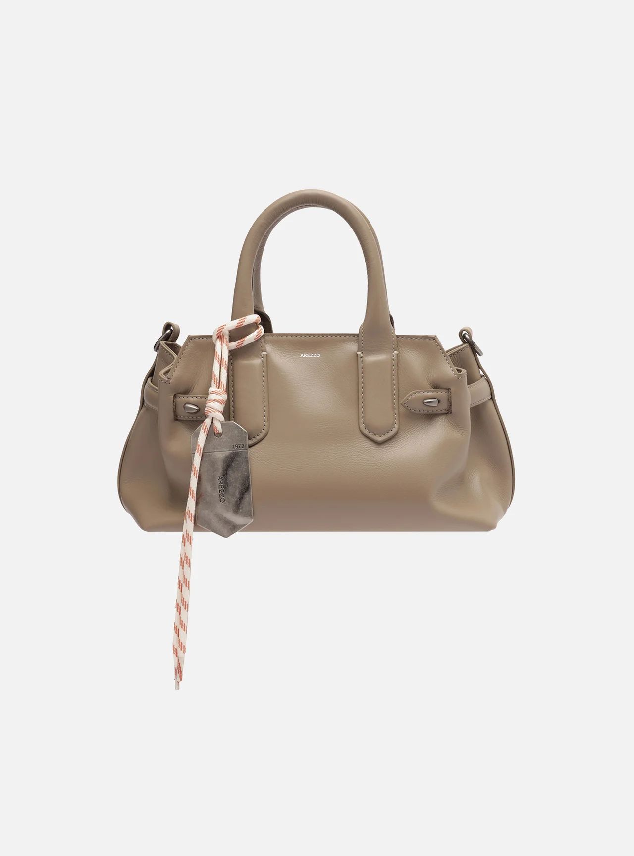 bolsa-arezzo-tote-cinza-couro-media-bag-charm-metal-1