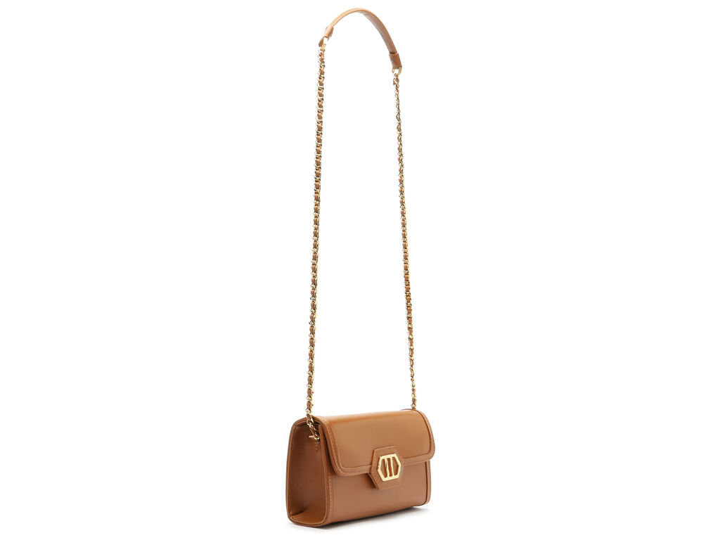 bolsa-arezzo-tiracolo-marrom-almond-couro-media-metal-2