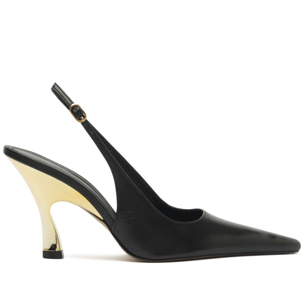scarpin-arezzo-couro-preto-slingback-salto-dourado-1