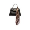 bolsa-arezzo-satchel-preta-couro-pequena-lenco-1