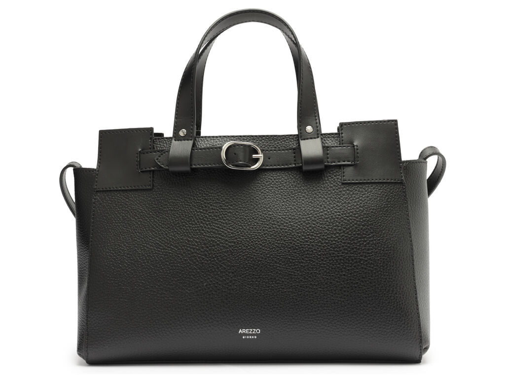 bolsa-arezzo-tote-preta-media-fivela-alca-dupla-1