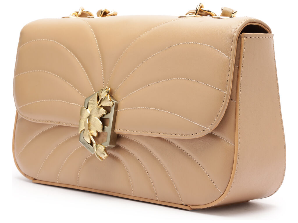 bolsa-arezzo-tiracolo-bege-couro-media-metal-flor-2