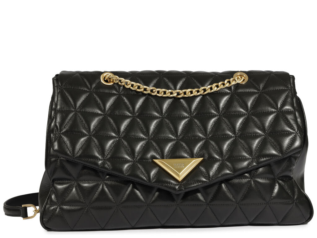 bolsa-schutz-couro-preta-grande-quilted-corrente-dourada-detalhe-triangular-1