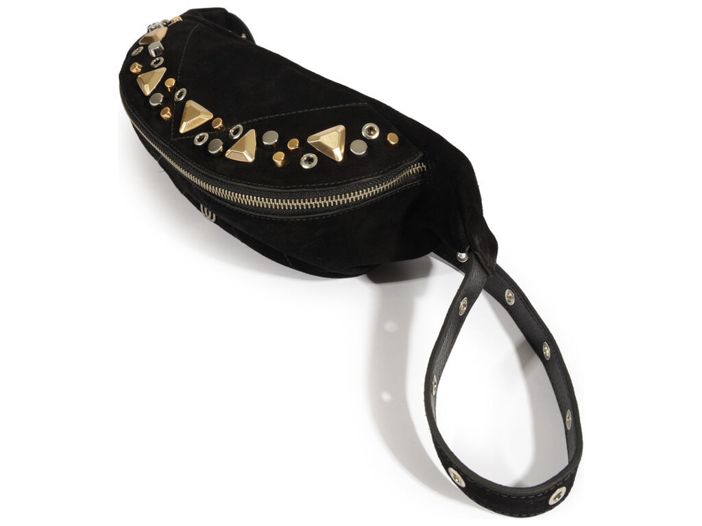pochete-schutz-suede-preta-tachinhas-douradas-e-tassel-2