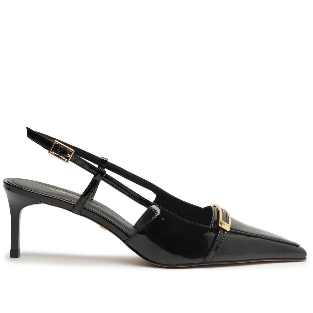scarpin-arezzo-slingback-preto-verniz-fivela-dourada-1