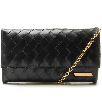 Bolsa Vicenza Vermelha Passion com Alça de Corrente Dourada