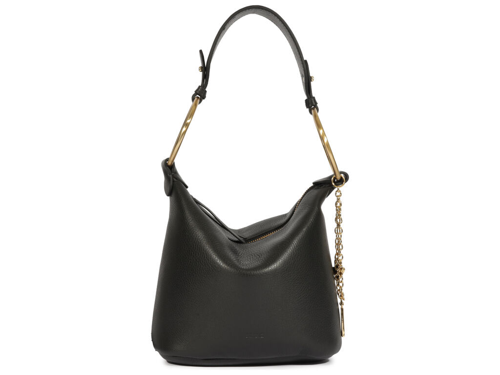 bolsa-schutz-hobo-couro-preta-pequena-argolas-metalicas-1
