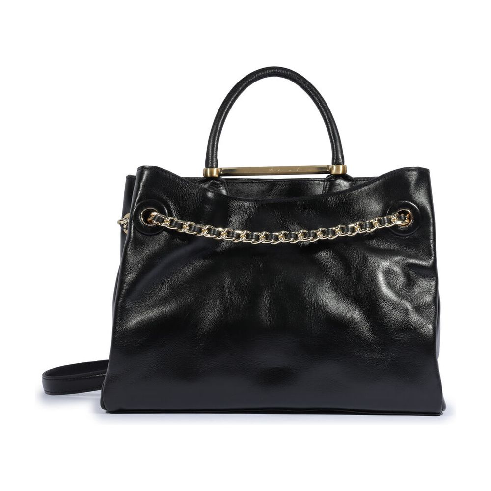 bolsa-schutz-tote-crush-couro-preta-grande-corrente-1