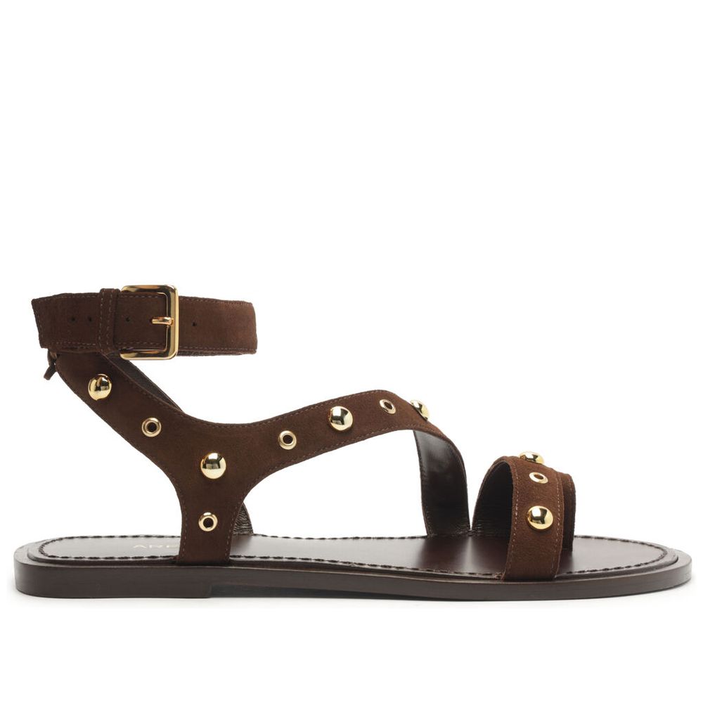 sandalia-arezzo-rasteira-camurca-marrom-tachas-douradas-1