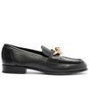 mocassim-arezzo-preto-couro-bico-redondo-metal-no-1
