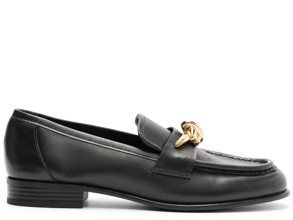 mocassim-arezzo-preto-couro-bico-redondo-metal-no-1