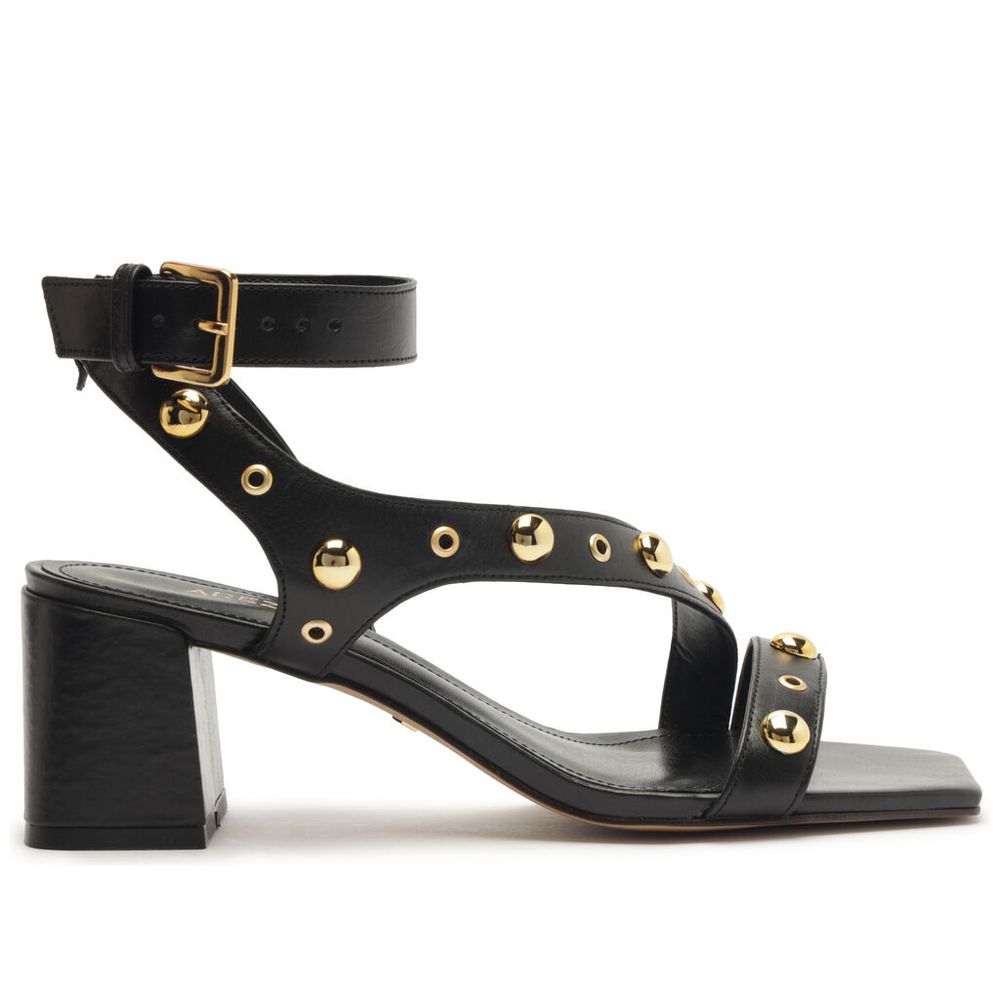 sandalia-arezzo-preta-couro-tachas-douradas-salto-bloco-1