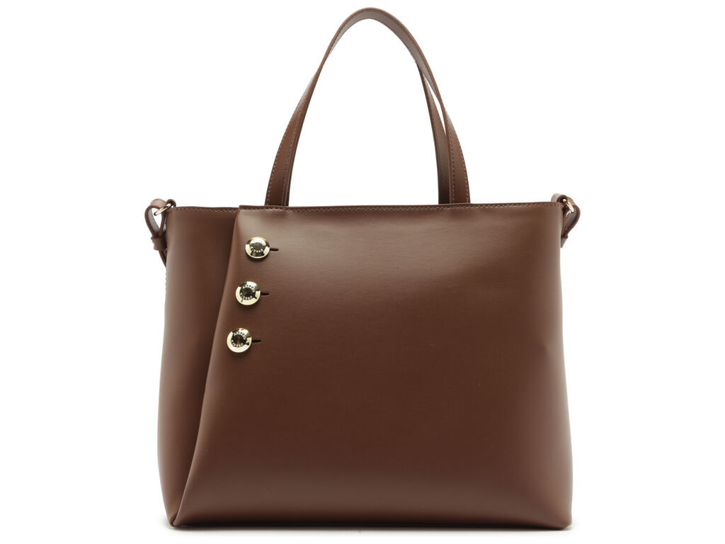 bolsa-arezzo-tote-media-marrom-botoes-dourados-1