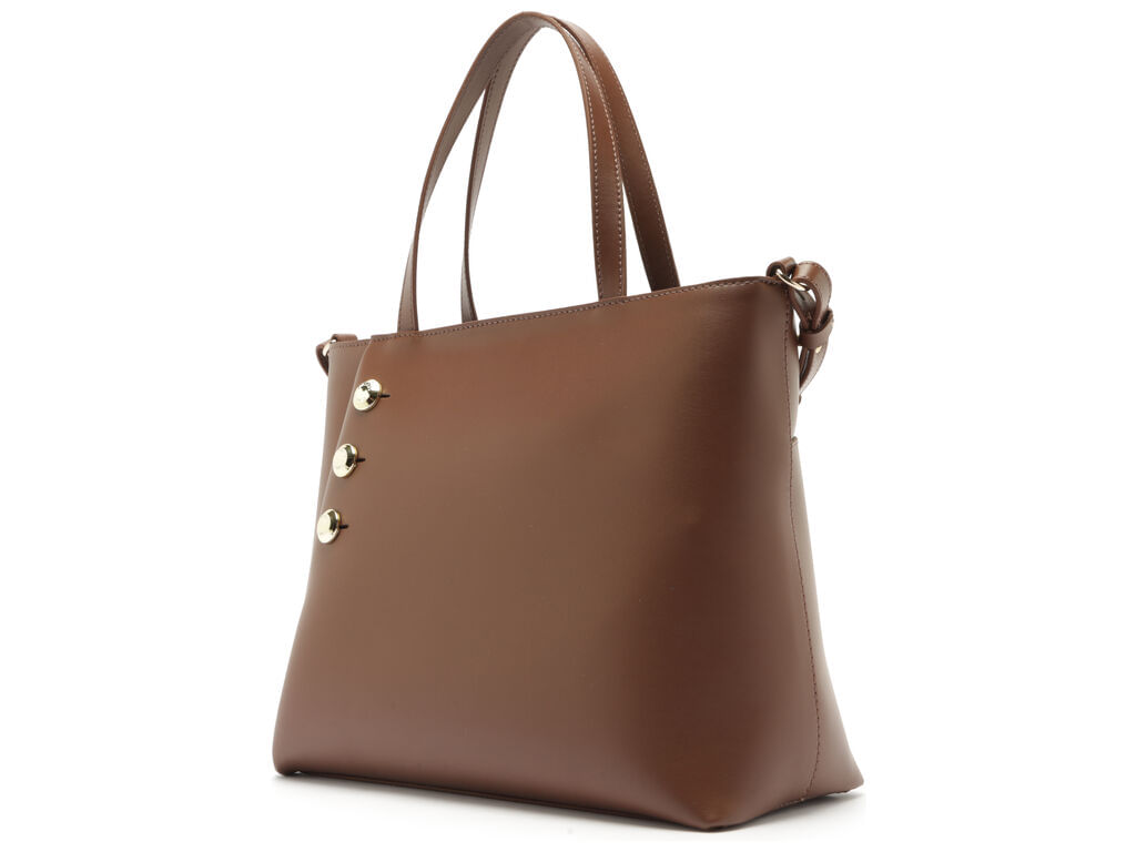 bolsa-arezzo-tote-media-marrom-botoes-dourados-2