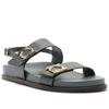 sandalia-arezzo-flat-couro-azul-fivelas-douradas-2