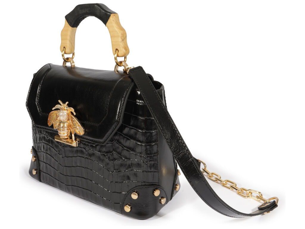 bolsa-schutz-satchel-believe-couro-croco-preto-grande-2