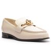 mocassim-arezzo-off-white-couro-bico-redondo-metal-no-3 mocassim-arezzo-off-white-couro-bico-redondo-metal-no-3