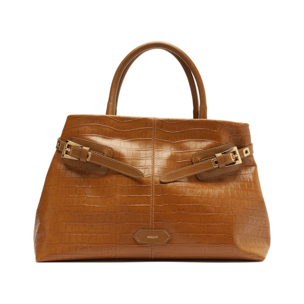 bolsa-arezzo-tote-caramelo-couro-croco-grande-fivelas-1