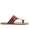 sandalia-arezzo-rasteira-marrom-couro-metal-bold-1