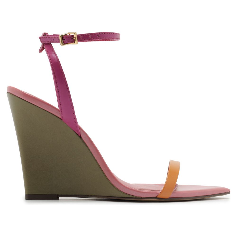 sandalia-arezzo-rosa-laranja-couro-salto-anabela-bico-folha-1