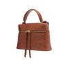 bolsa-arezzo-beauty-marrom-textura-floral-media-ziper-2