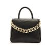 bolsa-arezzo-satchel-preta-pequena-corrente-matelasse-1