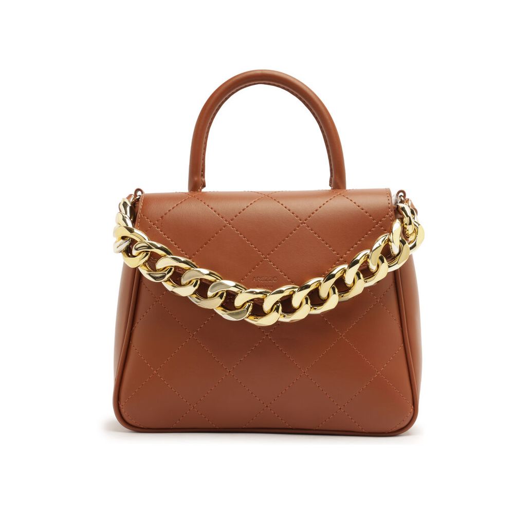 bolsa-arezzo-satchel-marrom-pequena-corrente-matelasse-1