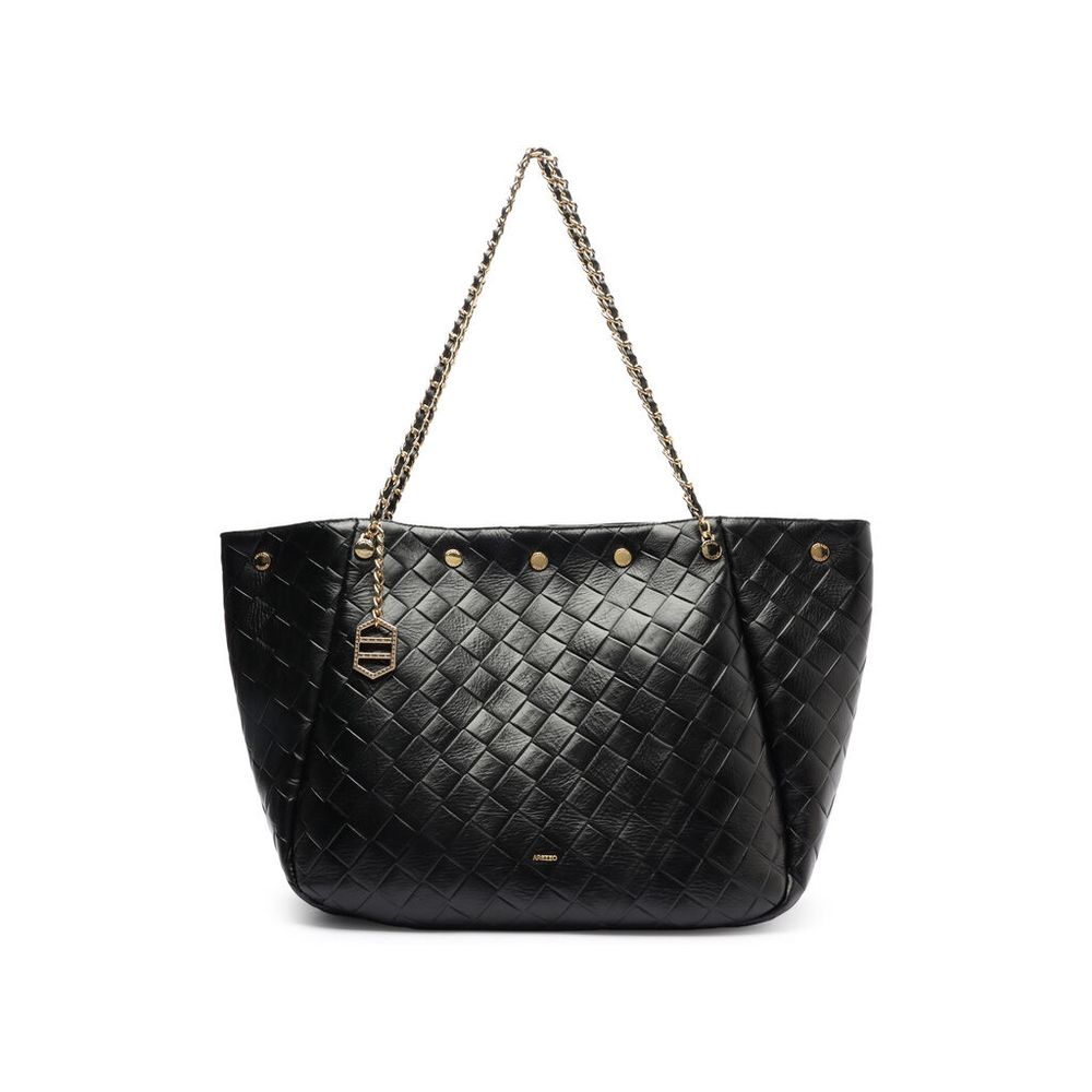bolsa-arezzo-shopping-grande-preta-tresse-corrente-dourada-1 bolsa-arezzo-shopping-grande-preta-tresse-corrente-dourada-1