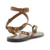 sandalia-arezzo-rasteira-marrom-tiras-gladiadora-apliques-metalicos-3